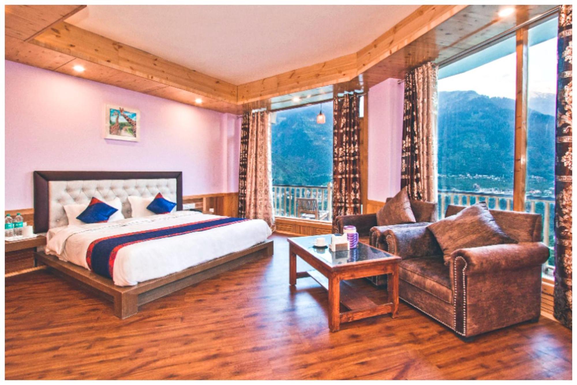 Manali Hotel T H E - B D - R E S O R T - Free Parking - Jungle Safari And Restaurant Facilities -Luxury & Spacious Room - Best Premium Hotel In Manali Kültér fotó