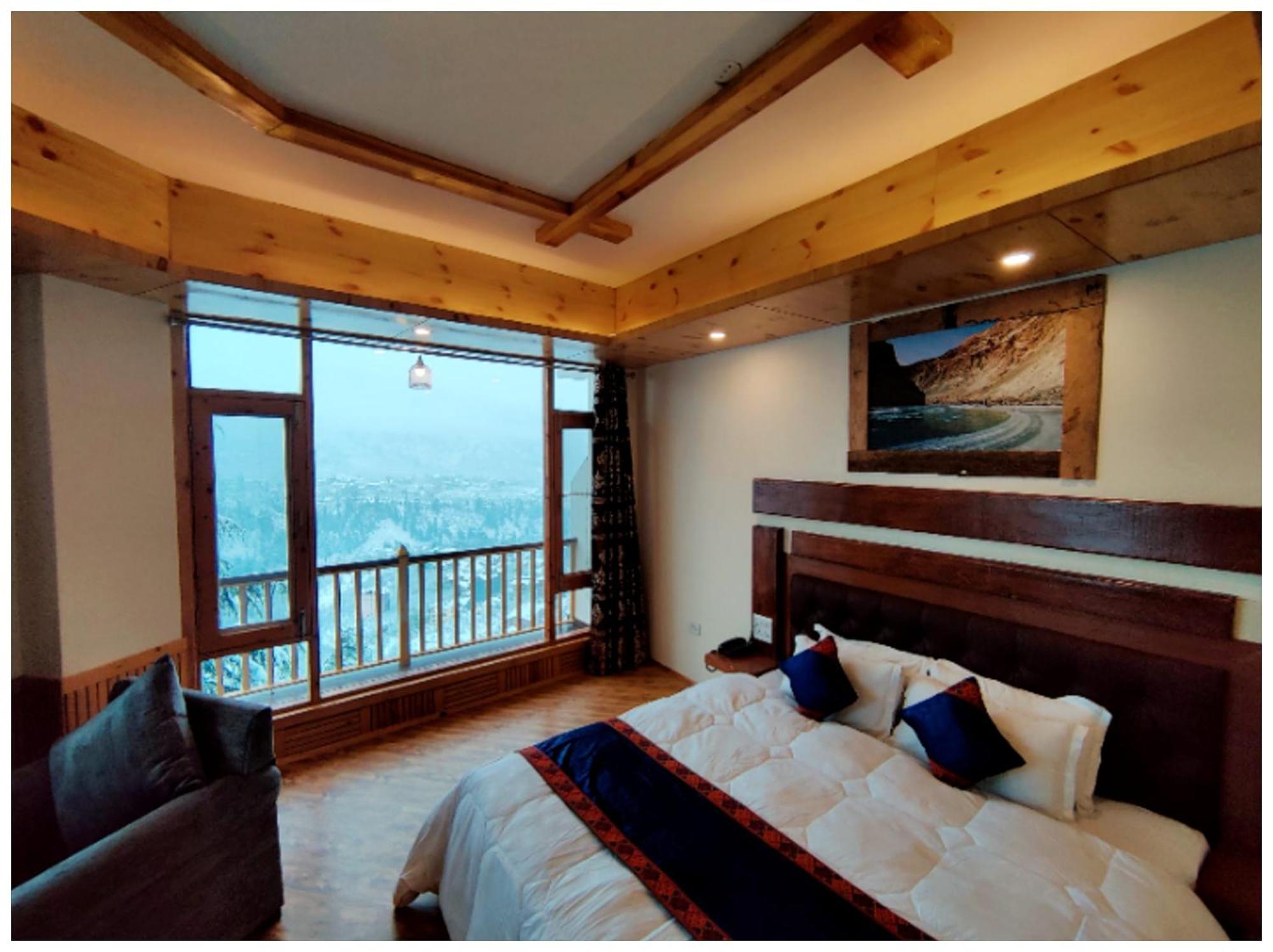 Manali Hotel T H E - B D - R E S O R T - Free Parking - Jungle Safari And Restaurant Facilities -Luxury & Spacious Room - Best Premium Hotel In Manali Kültér fotó