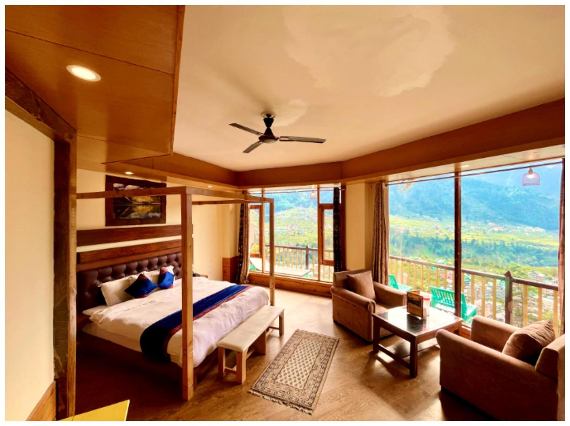 Manali Hotel T H E - B D - R E S O R T - Free Parking - Jungle Safari And Restaurant Facilities -Luxury & Spacious Room - Best Premium Hotel In Manali Kültér fotó