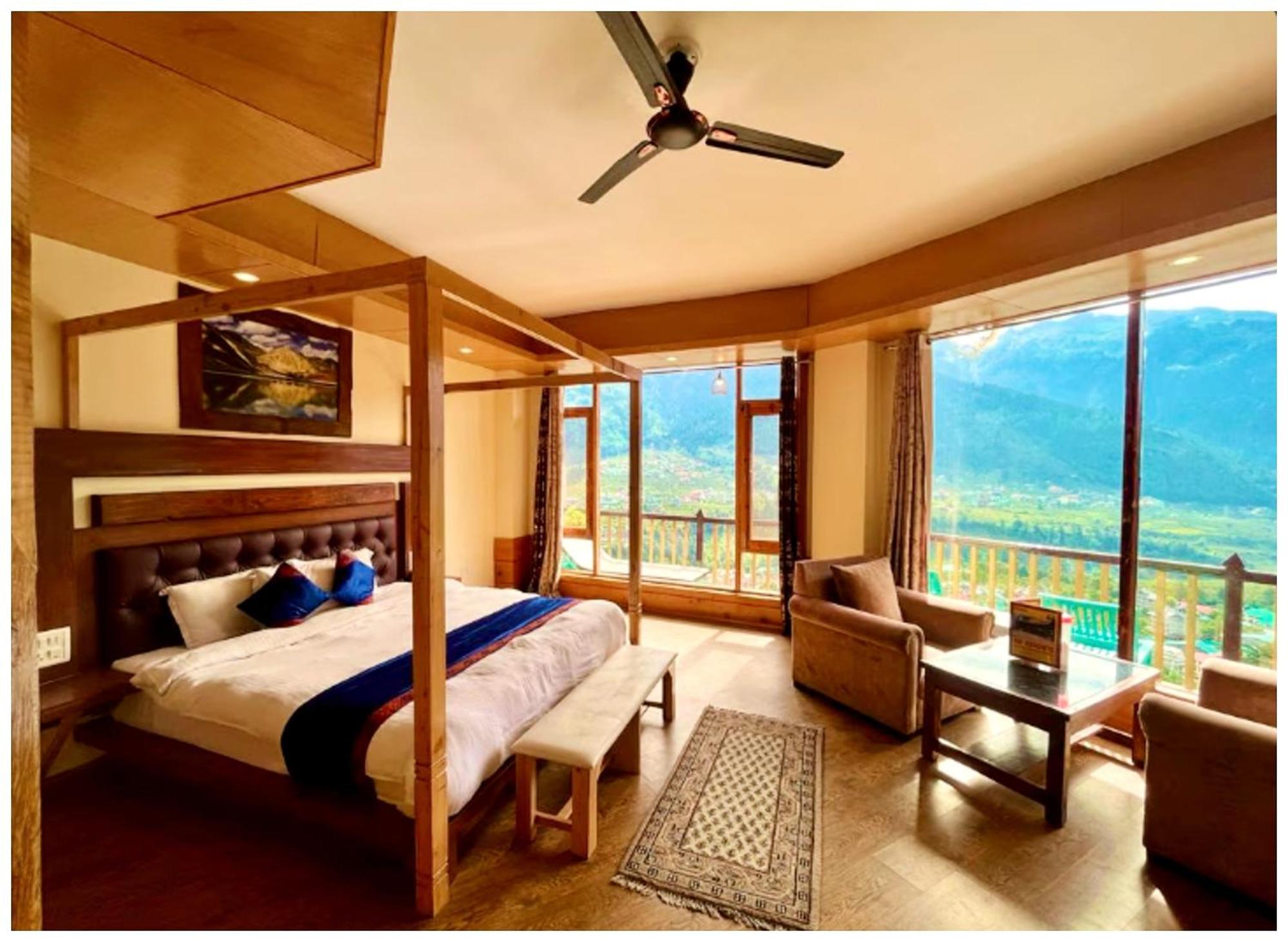 Manali Hotel T H E - B D - R E S O R T - Free Parking - Jungle Safari And Restaurant Facilities -Luxury & Spacious Room - Best Premium Hotel In Manali Kültér fotó